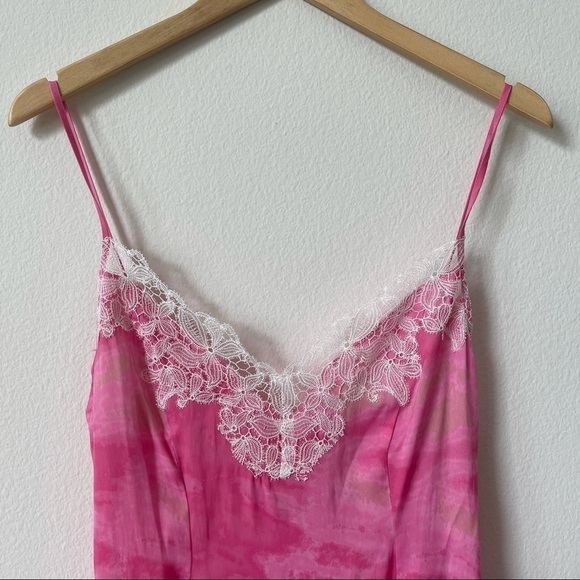 Free People Intimately Pink Luella Tie Dye Lace Bodysuit XS - Picture 7 of 15